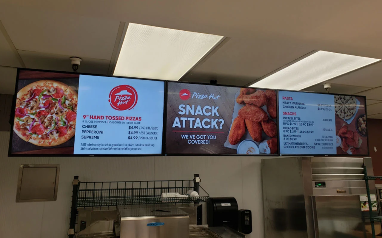 digital menu boards for restaurants