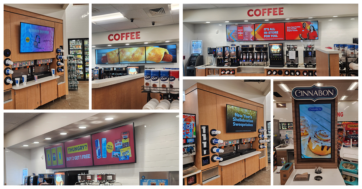 digital signage for convenience stores