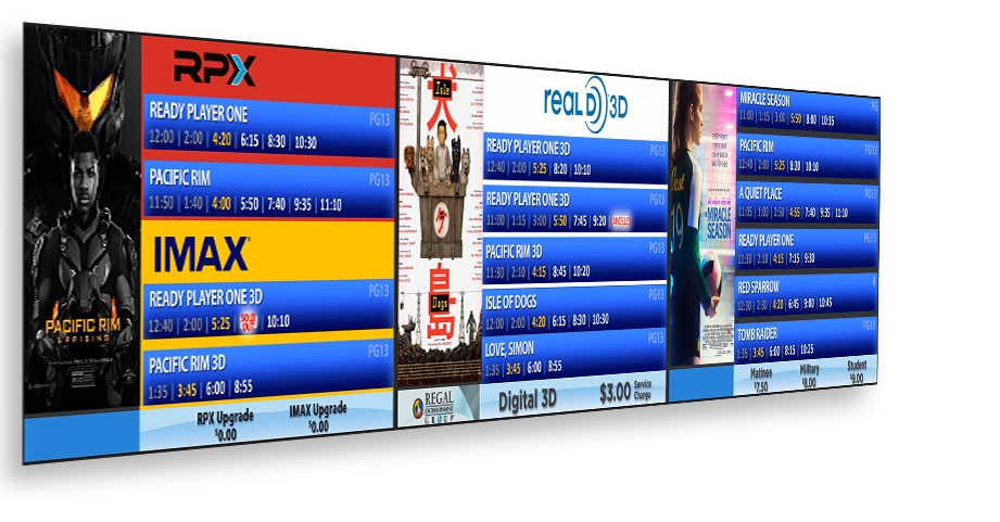 cinema digital signage