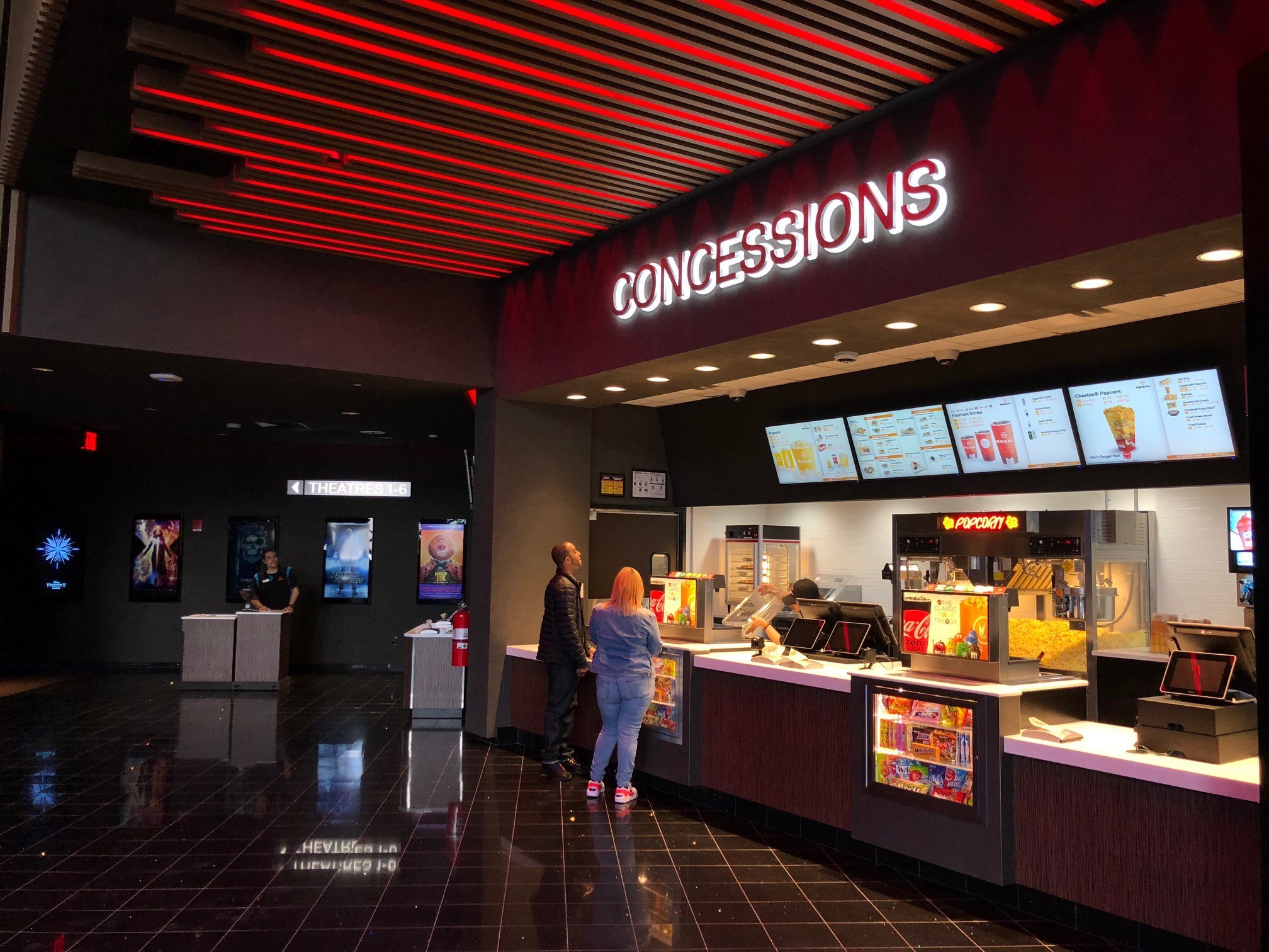 movie theater digital signage